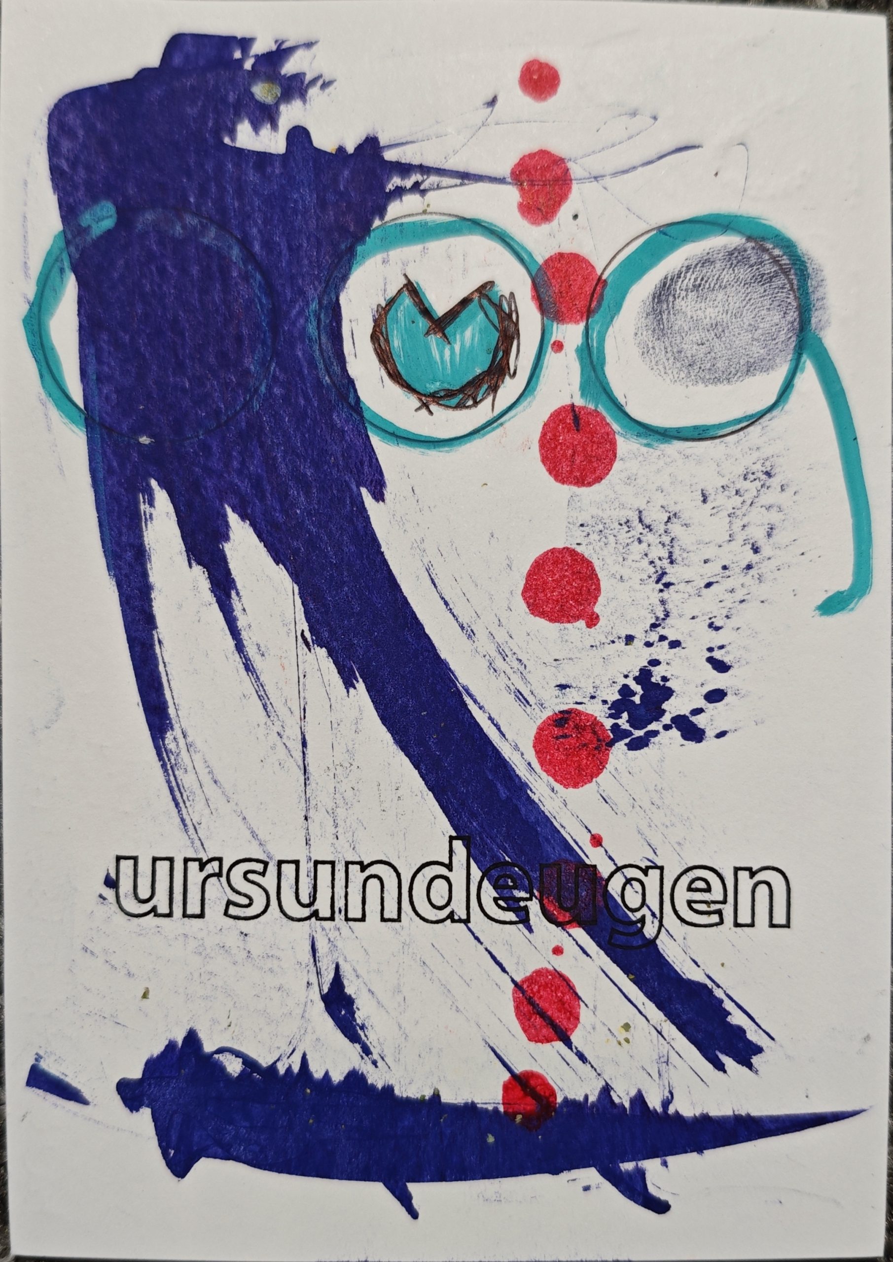 Mini-Kunstwerke, Mixed Media Karten, A5